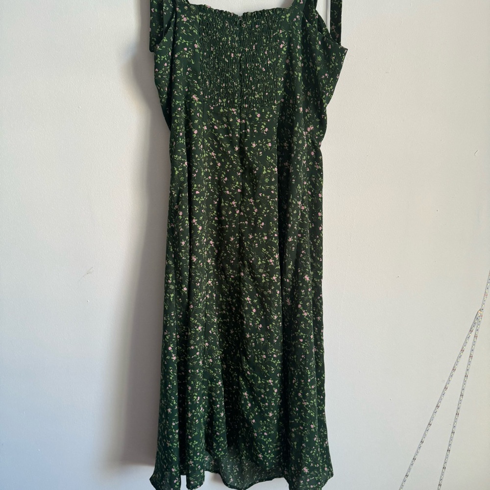 Rihoas The Floral Tie Straps Midi Dress L - Picture 3 of 8